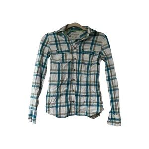 Aeropostale Vintage Y2K Plaid Button Up Shirt Women’s Small